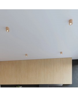 Plafon ORBIS naturalne drewno Sollux SL.0492