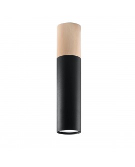 Plafon PABLO czarny Sollux SL.0635