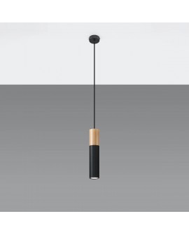 Lampa wisząca PABLO czarna Sollux SL.0632