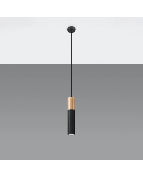 Lampa wisząca PABLO czarna Sollux SL.0632
