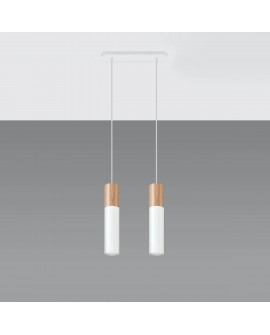 Lampa wisząca PABLO 2 biała Sollux SL.0629