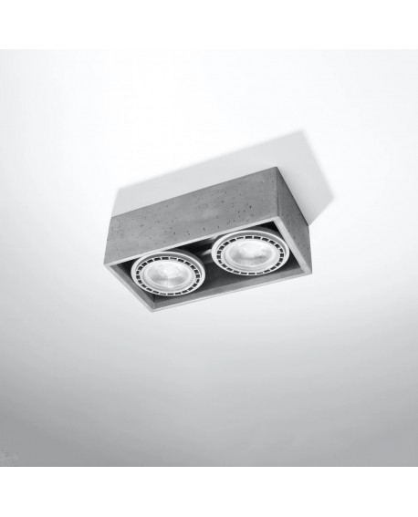 Plafon QUATRO 2 beton Sollux SL.0884