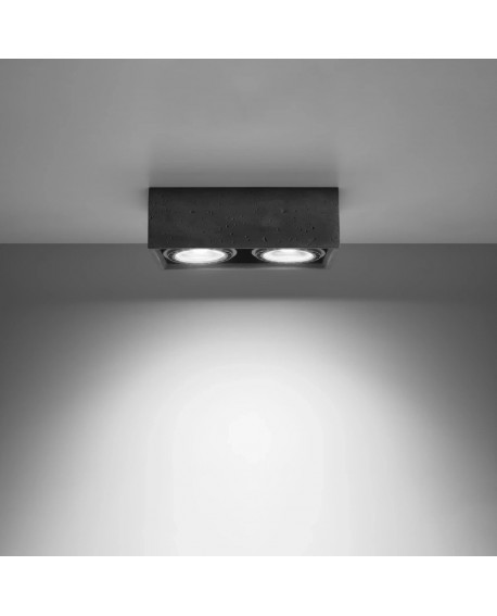 Plafon QUATRO 2 beton Sollux SL.0884