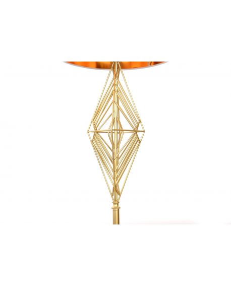 LAMPA STOJĄCA PODŁOGOWA BIAŁA SALVARI LUMINA DECO