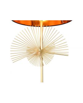 LAMPA STOJĄCA PODŁOGOWA CZARNA FONTI LUMINA DECO