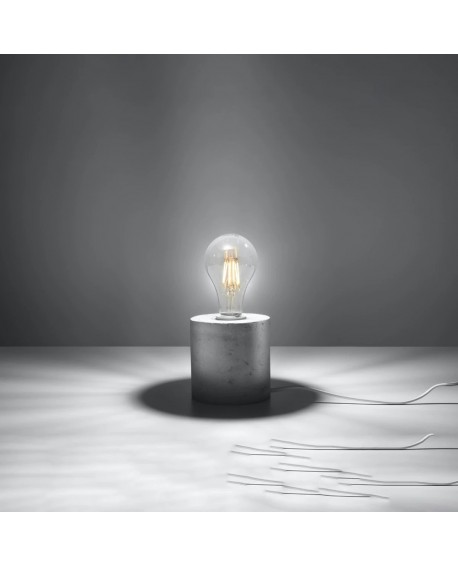 Lampa biurkowa SALGADO beton Sollux SL.0680