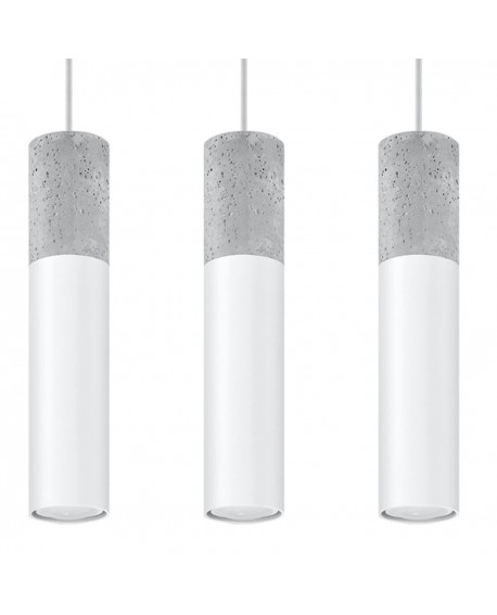 Lampa wisząca BORGIO 3L biały Sollux SL.0649