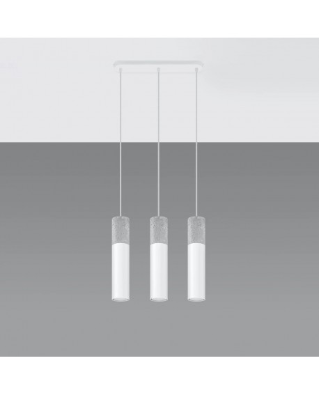 Lampa wisząca BORGIO 3L biały Sollux SL.0649