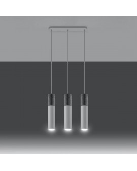 Lampa wisząca BORGIO 3L biały Sollux SL.0649