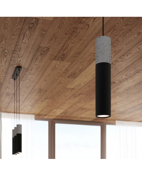 Lampa wisząca BORGIO 3L czarny Sollux SL.0652