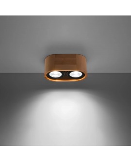 Plafon BASIC 2 naturalne drewno Sollux SL.0914