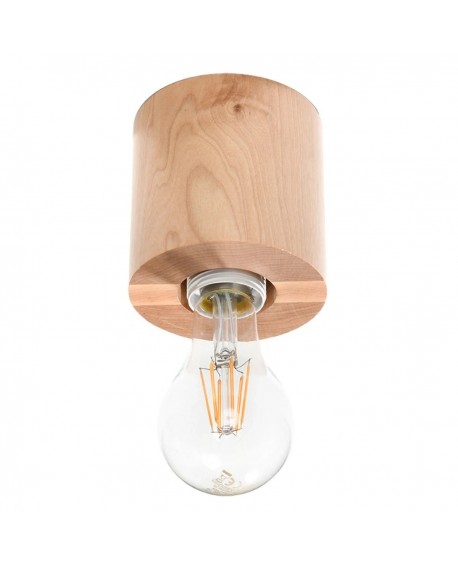 Plafon SALGADO naturalne drewno Sollux SL.0672