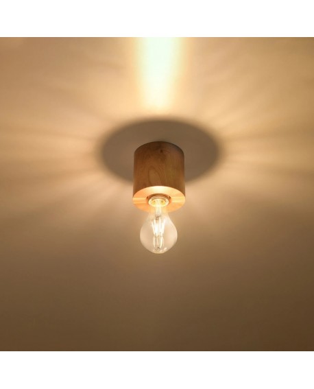 Plafon SALGADO naturalne drewno Sollux SL.0672