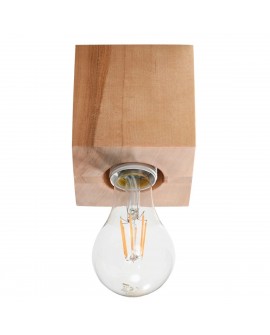 Plafon ARIZ naturalne drewno Sollux SL.0675