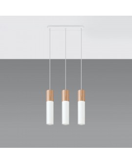 Lampa wisząca PABLO 3L biała Sollux SL.0630