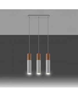 Lampa wisząca PABLO 3L biała Sollux SL.0630