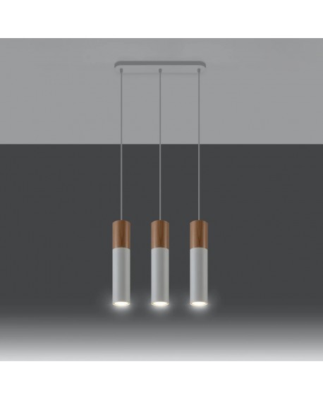 Lampa wisząca PABLO 3L biała Sollux SL.0630