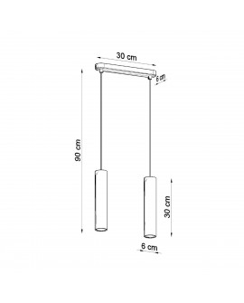 Lampa wisząca LINO 2 Sollux SL.0637