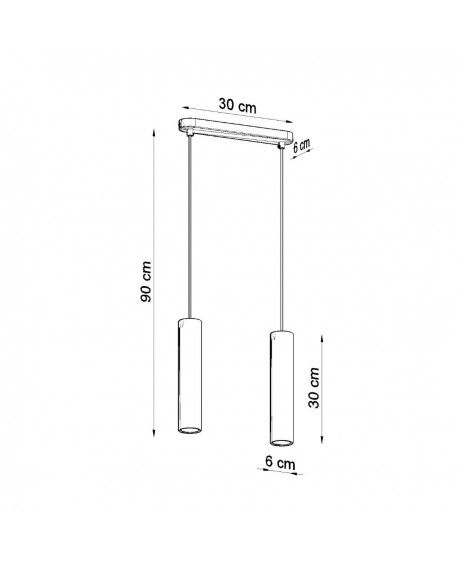 Lampa wisząca LINO 2 Sollux SL.0637