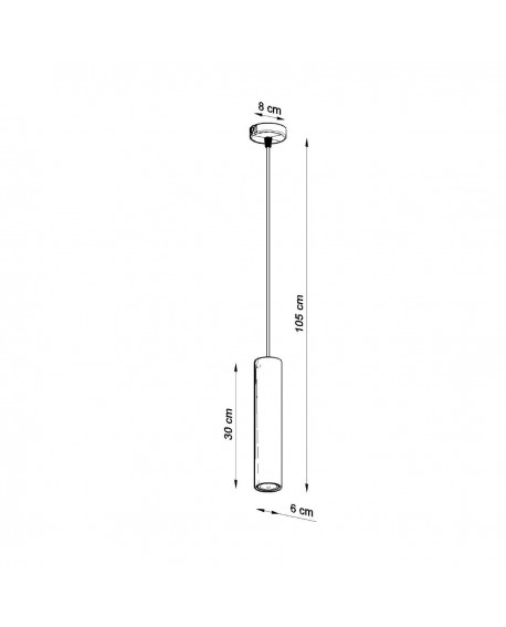 Lampa wisząca LINO 1 Sollux SL.0636