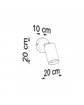 Kinkiet BERG naturalne drewno Sollux SL.0701