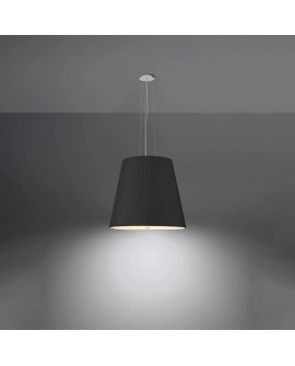 Żyrandol GENEVE 50 czarny Sollux SL.0736