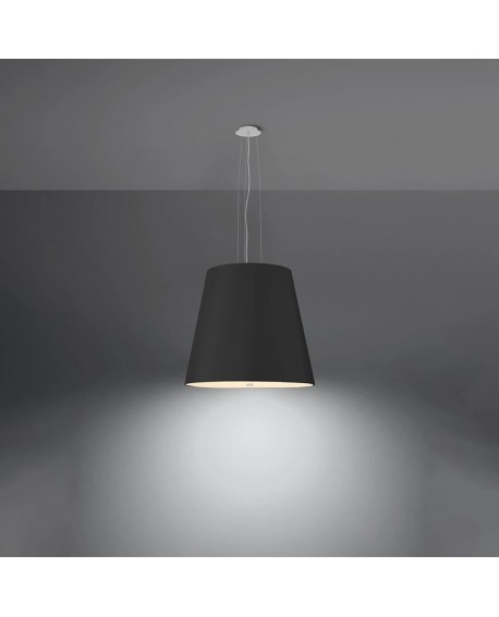 Żyrandol GENEVE 50 czarny Sollux SL.0736