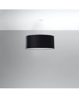 Żyrandol OTTO 70 czarny Sollux SL.0790