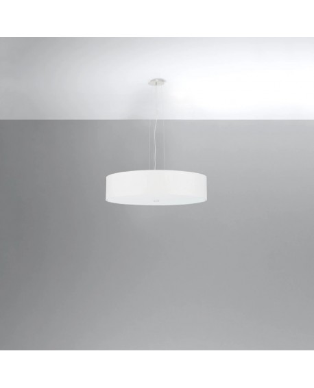 Żyrandol SKALA 50 biały Sollux SL.0757