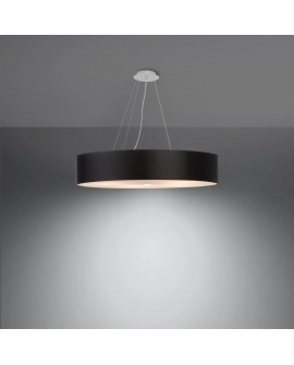 Żyrandol SKALA 70 czarny Sollux SL.0802