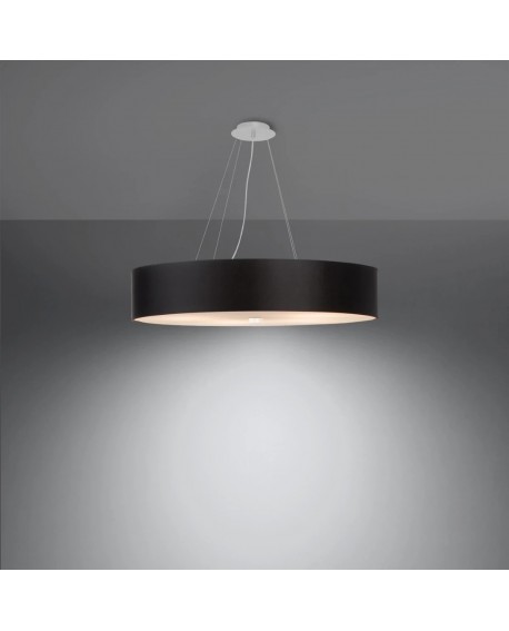 Żyrandol SKALA 70 czarny Sollux SL.0802