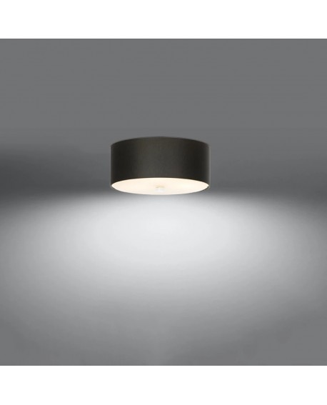 Plafon SKALA 30 czarny Sollux SL.0760