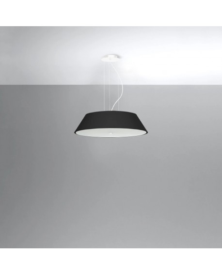 Żyrandol VEGA 60 czarny Sollux SL.0766