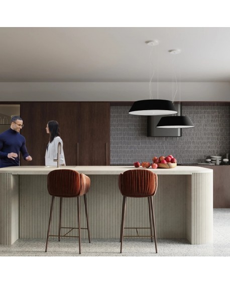 Plafon VEGA 60 czarny Sollux SL.0768