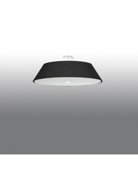 Plafon VEGA 60 czarny Sollux SL.0768