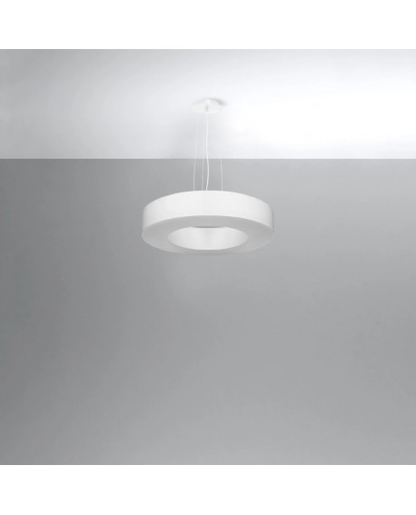 Żyrandol SATURNO SLIM 50 biały Sollux SL.0749