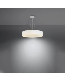 Żyrandol SATURNO SLIM 50 biały Sollux SL.0749