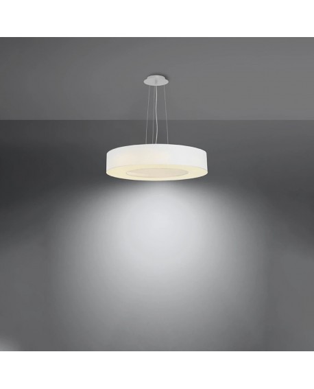 Żyrandol SATURNO SLIM 50 biały Sollux SL.0749