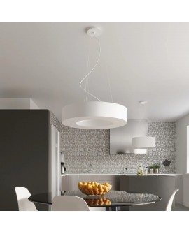 Żyrandol SATURNO SLIM 70 biały Sollux SL.0753