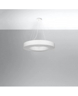 Żyrandol SATURNO SLIM 70 biały Sollux SL.0753