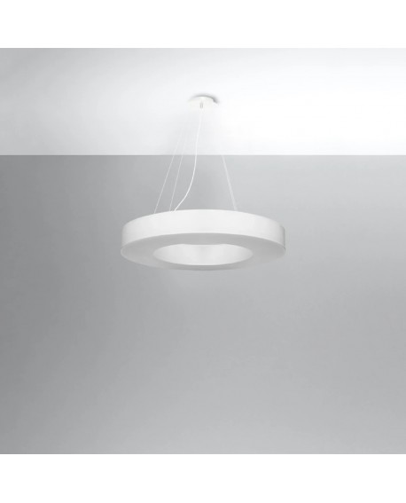Żyrandol SATURNO SLIM 70 biały Sollux SL.0753