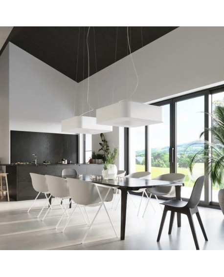 Żyrandol URANO 60 biały Sollux SL.0783