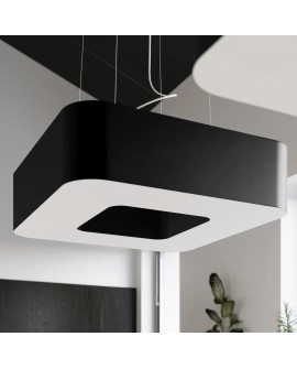 Żyrandol URANO 80 czarny Sollux SL.0828