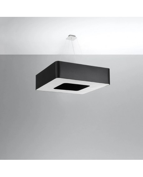 Żyrandol URANO 80 czarny Sollux SL.0828