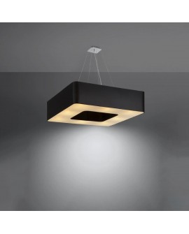 Żyrandol URANO 80 czarny Sollux SL.0828