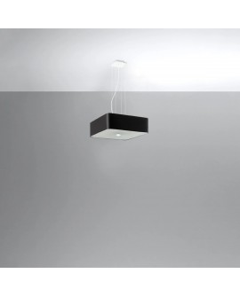 Żyrandol LOKKO 45 czarny Sollux SL.0774