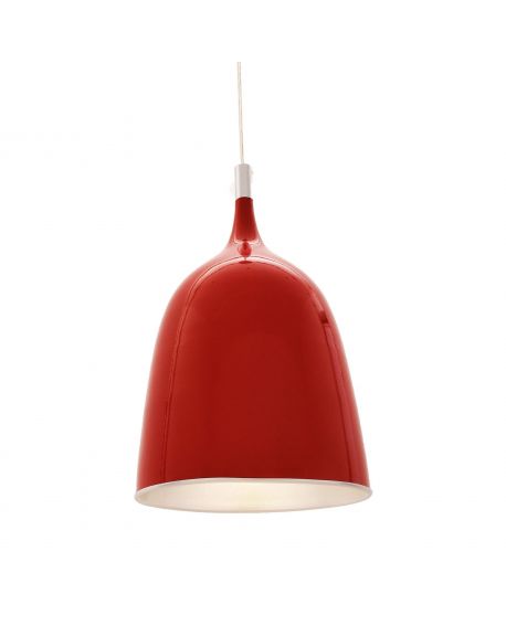 NOWOCZESNA LAMPA WISZĄCA CZERWONA BELTONE