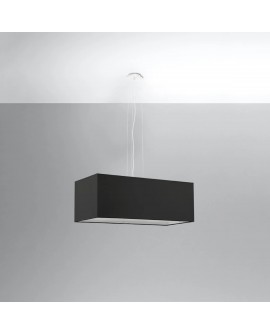 Żyrandol SANTA BIS 80 czarny Sollux SL.0780