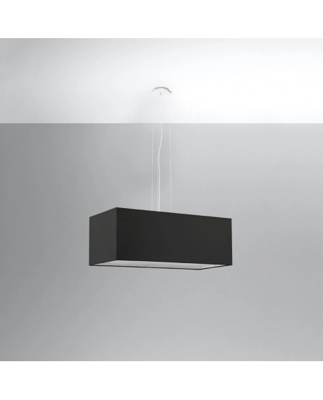 Żyrandol SANTA BIS 80 czarny Sollux SL.0780