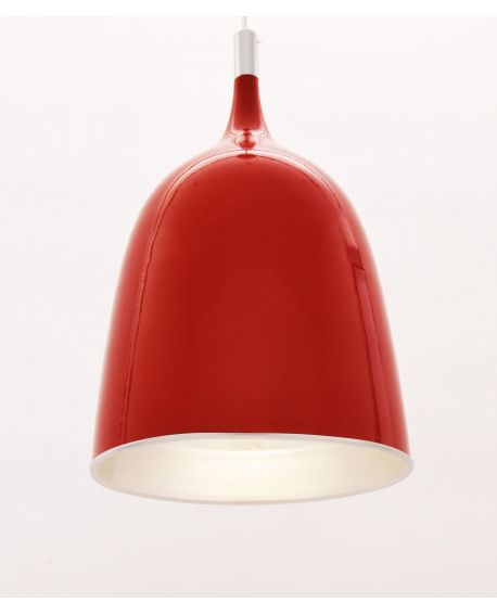 NOWOCZESNA LAMPA WISZĄCA CZERWONA BELTONE